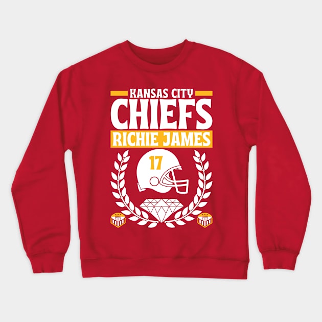 Kansas City Chiefs Richie James 17 Edition 3 Crewneck Sweatshirt by Astronaut.co